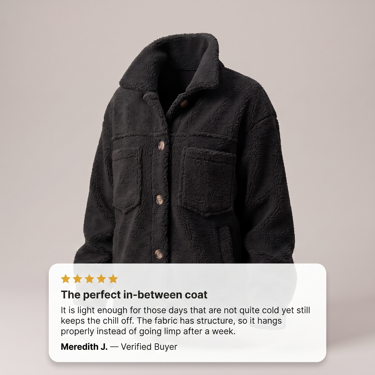 MANTEAU D'HIVER DOUX CAMILLE