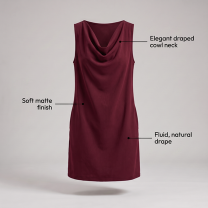 ROBE DRAPÉE ELEANOR