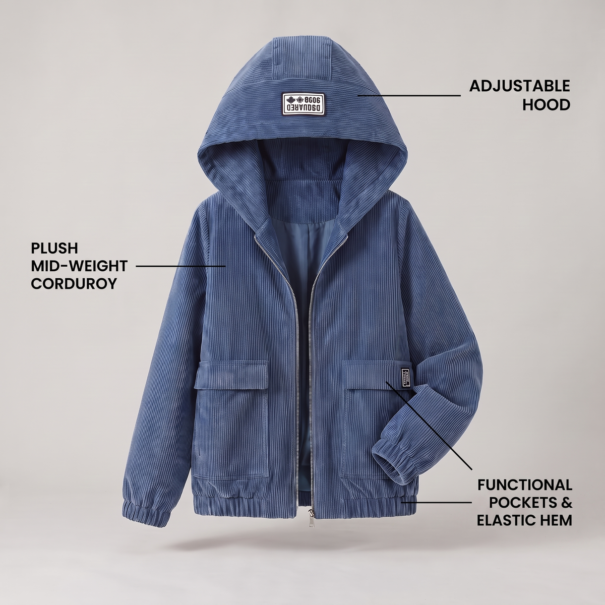 VESTE EN COTELE MELROSE
