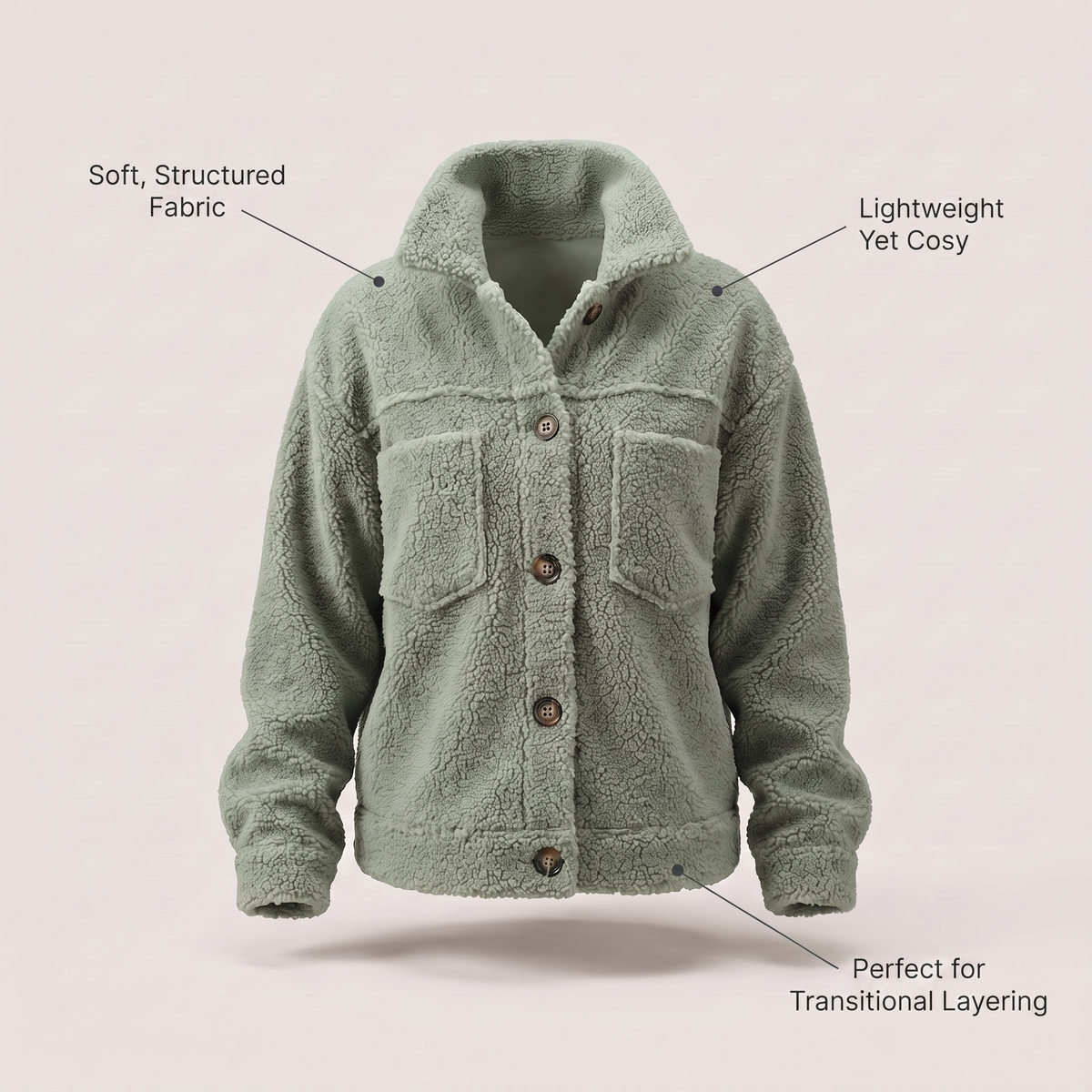 MANTEAU D'HIVER DOUX CAMILLE