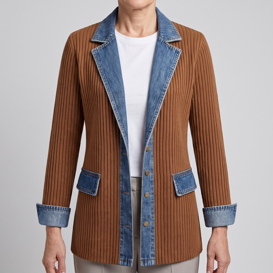 VESTE EN JEAN DÉCONTRACTÉE
