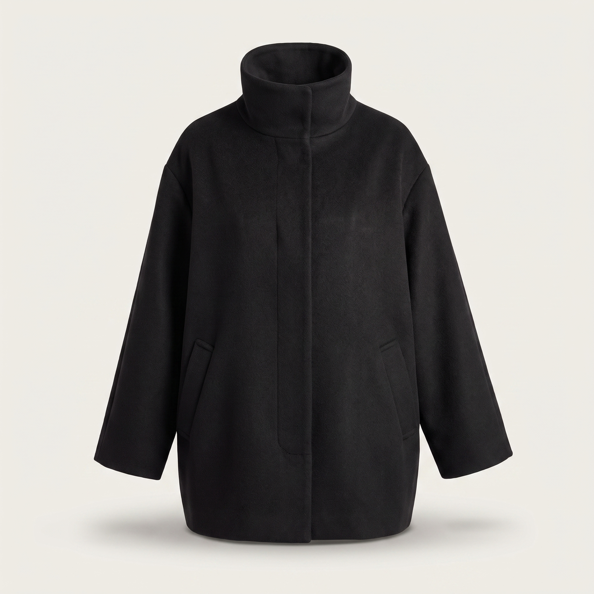 BLOUSON EN LAINE LUXUEUX COUPE-VENT EMMA