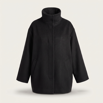 BLOUSON EN LAINE LUXUEUX COUPE-VENT EMMA