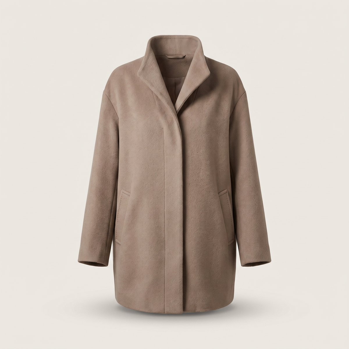 BLOUSON EN LAINE LUXUEUX COUPE-VENT EMMA