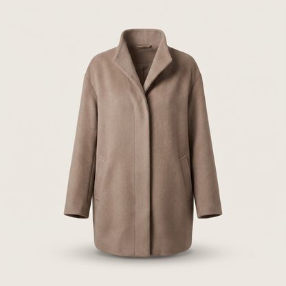 BLOUSON EN LAINE LUXUEUX COUPE-VENT EMMA