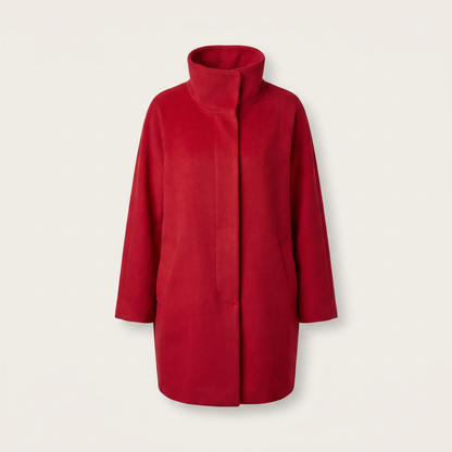 BLOUSON EN LAINE LUXUEUX COUPE-VENT EMMA