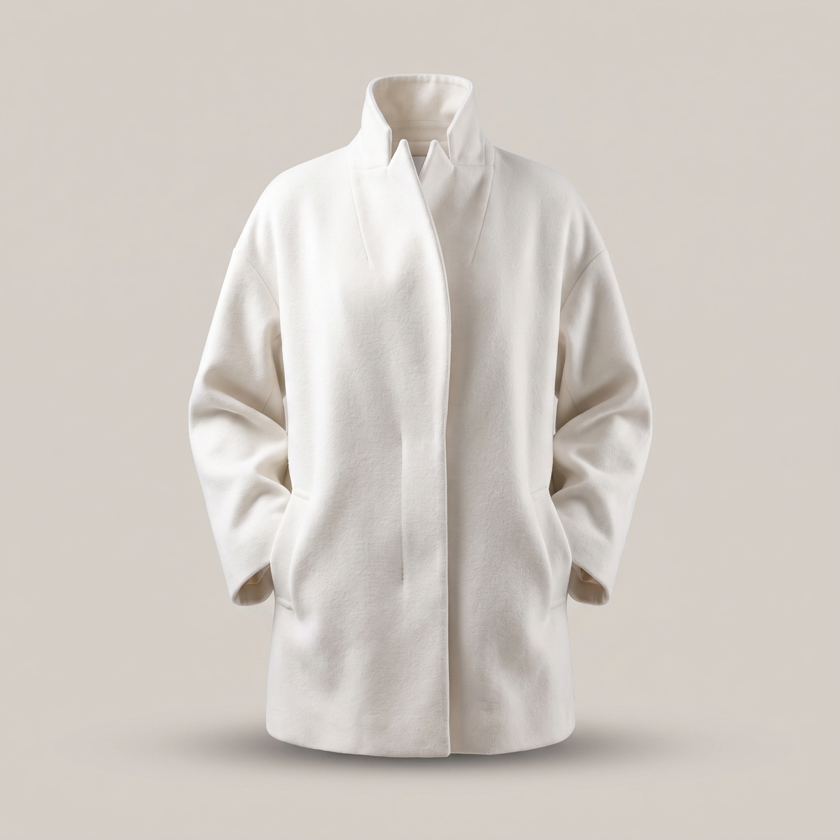 BLOUSON EN LAINE LUXUEUX COUPE-VENT EMMA
