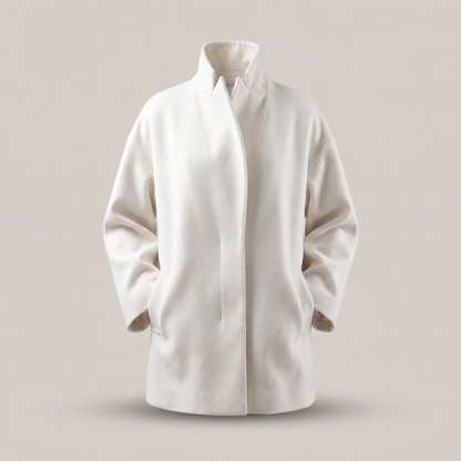 BLOUSON EN LAINE LUXUEUX COUPE-VENT EMMA