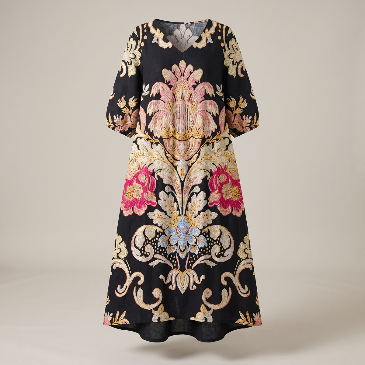 ROBE ÉLÉGANTE À IMPRIMÉ FLORAL MARIS