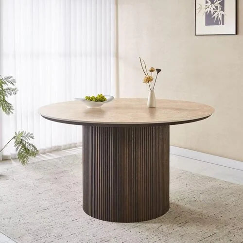 Table de salle à manger ronde Kimberly – 130 cm