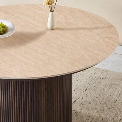 Table de salle à manger ronde Kimberly – 130 cm