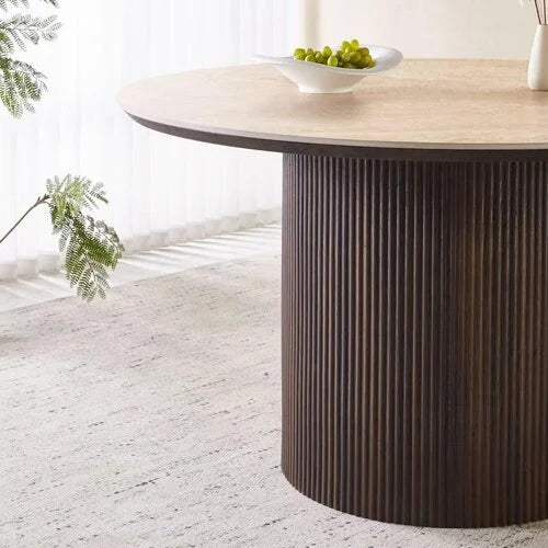 Table de salle à manger ronde Kimberly – 130 cm